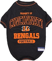 Pets First NFL Dog & Cat T-Shirt, Cincinnati Bengals, Medium