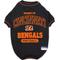 Show in main carousel: Pets First NFL Dog & Cat T-Shirt, Cincinnati Bengals, X-Small slide 1 of 7