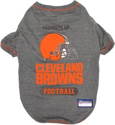 Pets First NFL Dog & Cat T-Shirt, Cleveland Browns, Medium