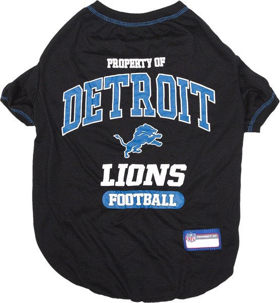 Show full view: Pets First NFL Dog & Cat T-Shirt, Detroit Lions, X-Large slide 1 of 6