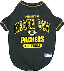 Pets First NFL Dog & Cat T-Shirt, Green Bay Packers, Medium slide 1 of 4