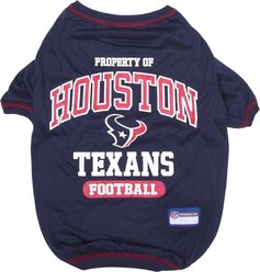 Pets First NFL Dog & Cat T-Shirt, Houston Texans, Small