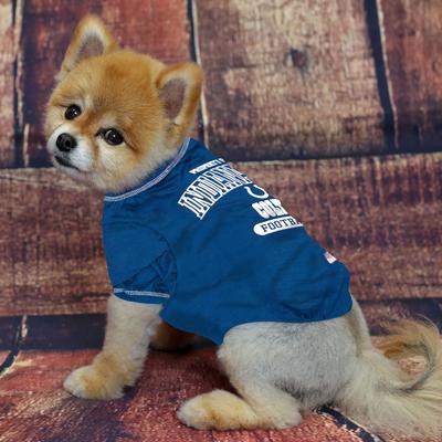 Show full view: Pets First NFL Dog & Cat T-Shirt, Indianapolis Colts, Small slide 3 of 6