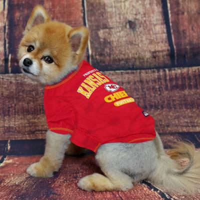 Show full view: Pets First NFL Dog & Cat T-Shirt, Kansas City Chiefs, X-Large slide 4 of 7