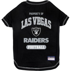 Pets First NFL Dog & Cat T-Shirt, Las Vegas Raiders, Small