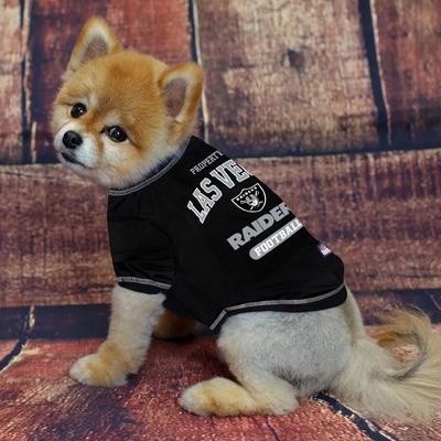 Show full view: Pets First NFL Dog & Cat T-Shirt, Las Vegas Raiders, X-Small slide 2 of 5