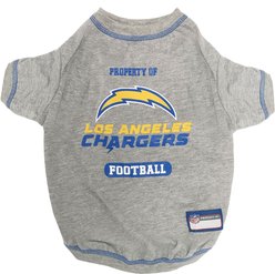 Pets First NFL Dog & Cat T-Shirt, Los Angeles Chargers, Medium slide 1 of 4