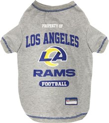 Pets First NFL Dog & Cat T-Shirt, Los Angeles Rams, Large