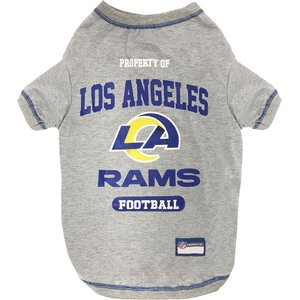 Pets First NFL Dog & Cat T-Shirt, Los Angeles Rams, Small