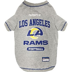 Pets First NFL Dog & Cat T-Shirt, Los Angeles Rams, X-Large