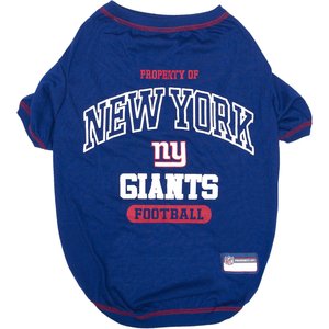 Pets First NFL Dog & Cat T-Shirt, New York Giants, Medium