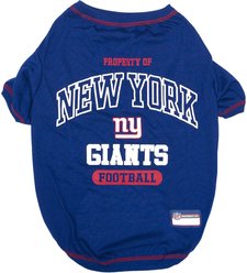 Pets First NFL Dog & Cat T-Shirt, New York Giants, X-Small