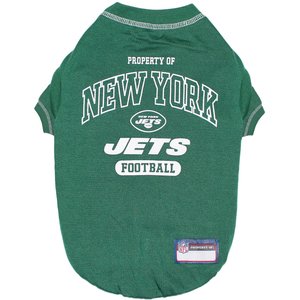 Pets First NFL Dog & Cat T-Shirt, New York Jets, Large