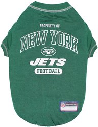 Pets First NFL Dog & Cat T-Shirt, New York Jets, Small