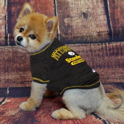 Show full view: Pets First NFL Dog & Cat T-Shirt, Pittsburgh Steelers, Medium slide 3 of 6