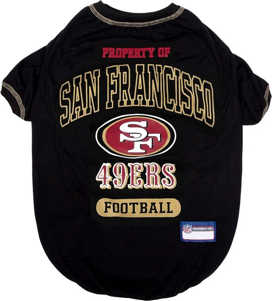 Show full view: Pets First NFL Dog & Cat T-Shirt, San Francisco 49ers, Large slide 1 of 5
