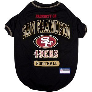 Pets First NFL Dog & Cat T-Shirt, San Francisco 49ers, Large