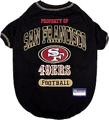 Pets First NFL Dog & Cat T-Shirt, San Francisco 49ers, Medium slide 1 of 3