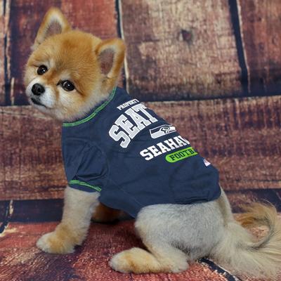 Show full view: Pets First NFL Dog & Cat T-Shirt, Seattle Seahawks, Small slide 4 of 7