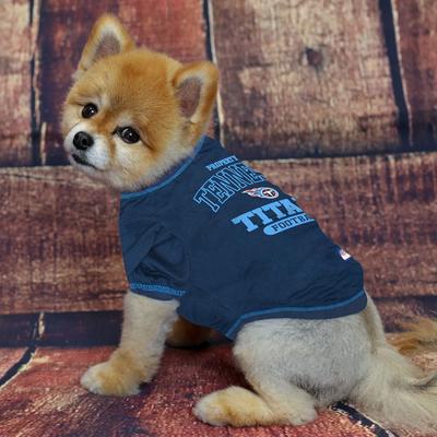 Show full view: Pets First NFL Dog & Cat T-Shirt, Tennessee Titans, Medium slide 4 of 7