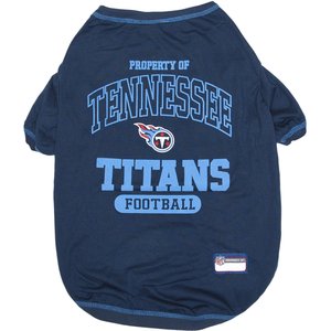 Pets First NFL Dog & Cat T-Shirt, Tennessee Titans, Small