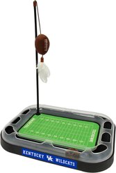 Pets First NFL Football Field Cat Scratcher Toy with Catnip, Kentucky Football