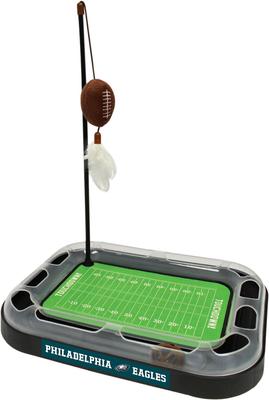 Pets First NFL Football Field Cat Scratcher Toy with Catnip