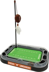 Pets First NFL Football Field Cat Scratcher Toy with Catnip, Texas Football
