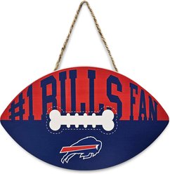 Pets First NFL Football Shape Sign, Buffalo Bills