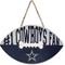 Show in main carousel: Pets First NFL Football Shape Sign, Dallas Cowboys slide 1 of 2