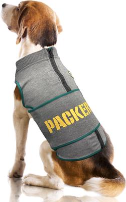 Show full view: Pets First NFL Green Bay Packers Dog & Cat Soothing Solution Vest, X-Small slide 4 of 6