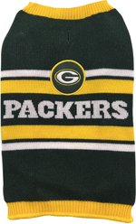 Pets First NFL Green Bay Packers Dog & Cat Sweater, X-Small