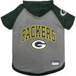 Show in main carousel: Pets First NFL Green Bay Packers Hoodie Dog & Cat Tee Shirt, Medium slide 1 of 6