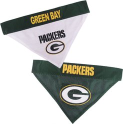 Pets First NFL Green Bay Packers Reversible Dog & Cat Bandana, XX-Large