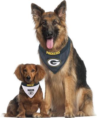 Show full view: Pets First NFL Green Bay Packers Reversible Dog & Cat Bandana, XX-Large slide 6 of 6