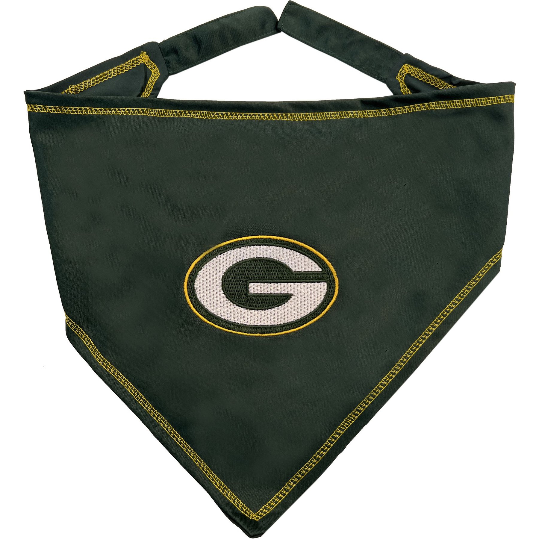 Pets First NFL Tie Around Dog & Cat Bandana, Green Bay Packers, Large/X-Large