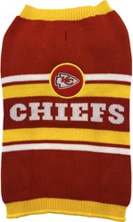 Pets First NFL Kansas City Chiefs Dog & Cat Sweater, Large