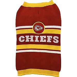 Pets First NFL Kansas City Chiefs Dog & Cat Sweater, Medium