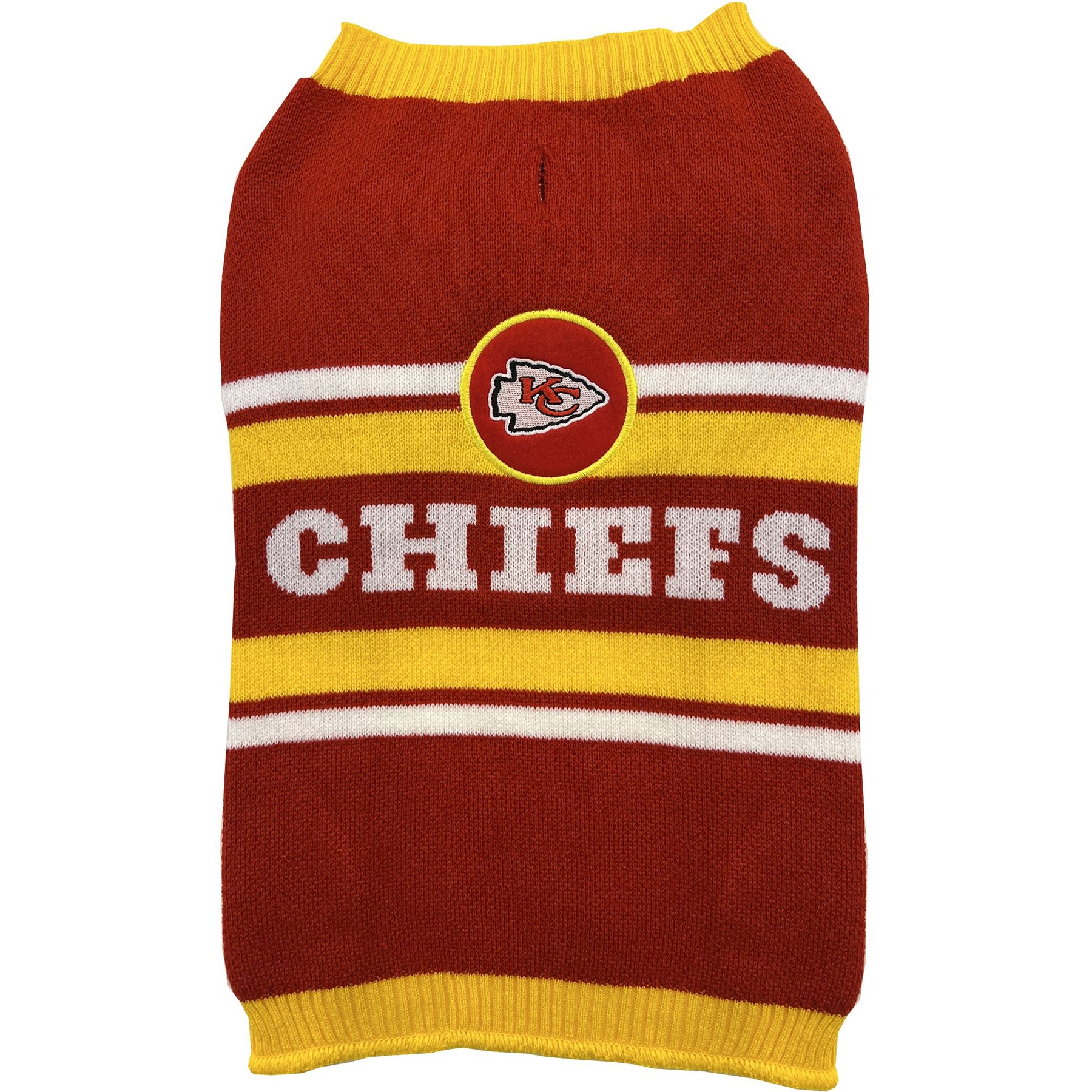 Pets First NFL Dog & Cat Sweater, Kansas City Chiefs, Small