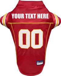 Pets First NFL Personalized Dog Jersey, Kansas City Chiefs, X-Large