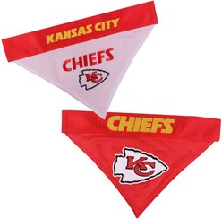 Pets First NFL Kansas City Chiefs Reversible Dog & Cat Bandana, XX-Large