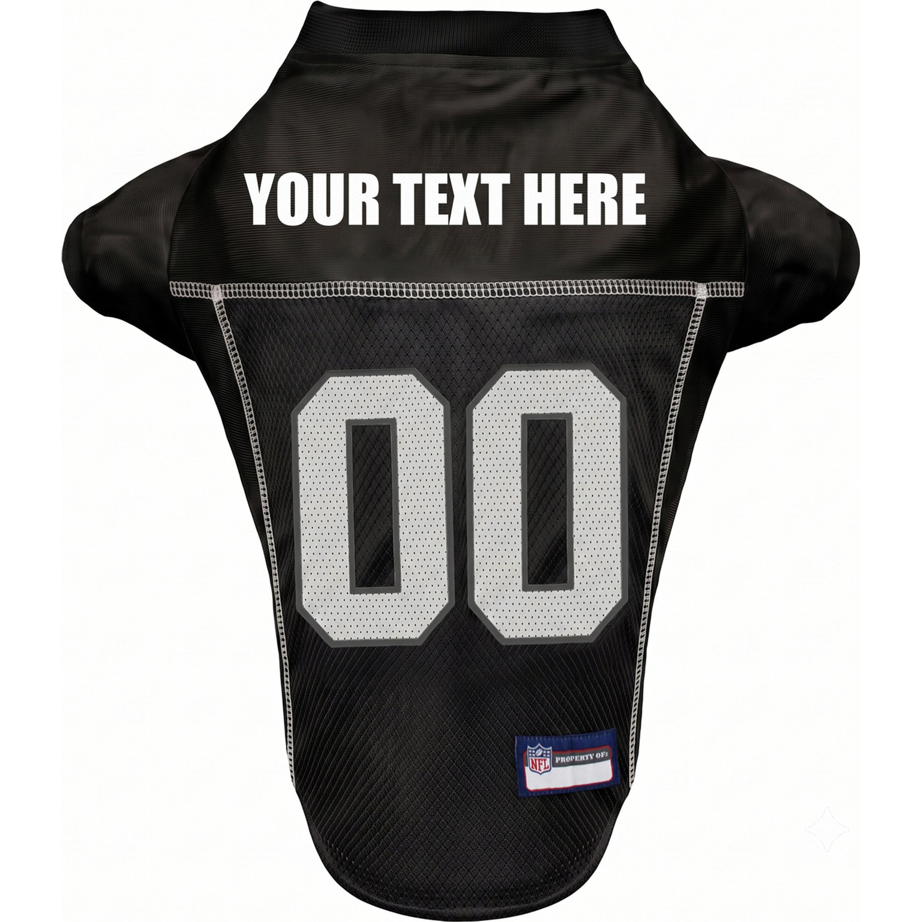 Pets First NFL Personalized Dog Jersey, Las Vegas Raiders, X-Small