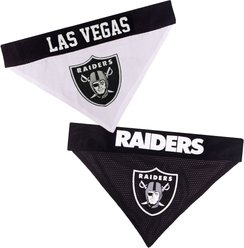 Pets First NFL Las Vegas Raiders Reversible Dog & Cat Bandana, XX-Large
