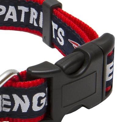 Show full view: Pets First NFL Nylon Dog Collar, New England Patriots, Small: 8 to 12-in neck, 3/8-in wide slide 3 of 7