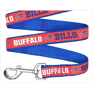 Pets First NFL Nylon Dog Leash, Buffalo Bills, Small: 4-ft long, 3/8-in wide