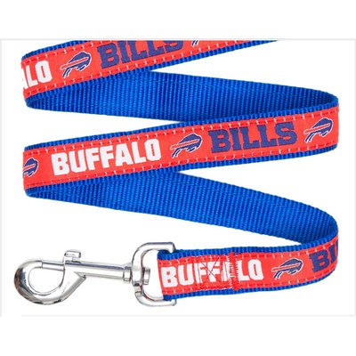 Pets First Pets First NFL Nylon Dog Leash, Buffalo Bills, Small: 4-ft long, 3/8-in wide