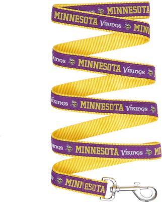 Show full view: Pets First NFL Nylon Dog Leash, Minnesota Vikings, Large: 6-ft long, 1-in wide slide 4 of 8