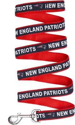Show full view: Pets First NFL Nylon Dog Leash, New England Patriots, Medium: 4-ft long, 5/8-in wide slide 4 of 8