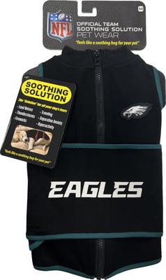 Show full view: Pets First NFL Philadelphia Eagles Dog & Cat Soothing Solution Vest, Small slide 2 of 5