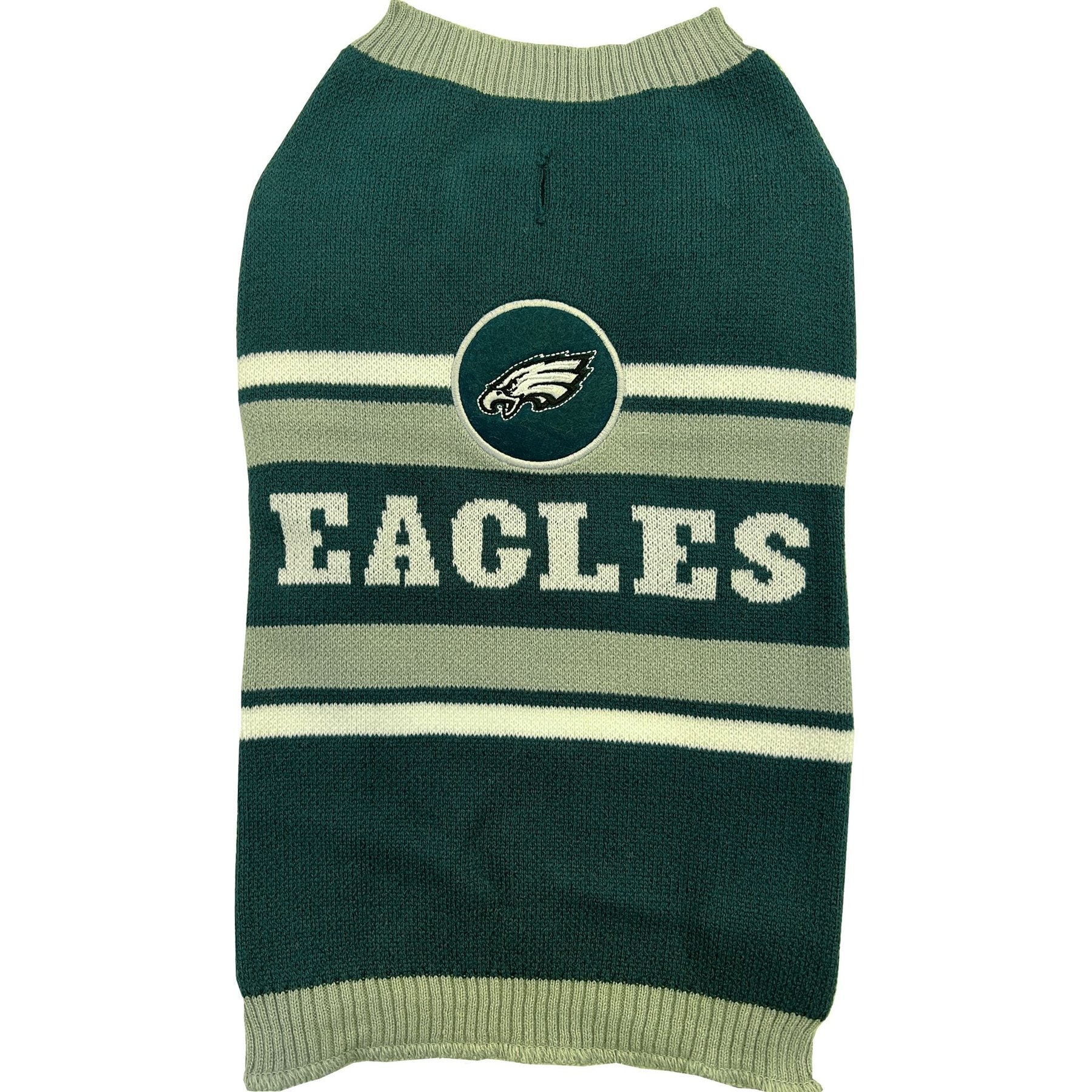 Pets First NFL Dog & Cat Sweater, Philadelphia Eagles, Large